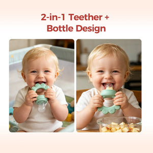 NubiTeethe™ Multi - Flow Teether Bottle - littlefishbaby