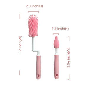 PureFlow™ FlexAngle Bottle Brush Set - littlefishbaby