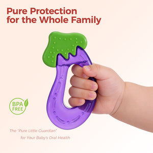 VeggieBite™ Eggplant Chewy Ring - littlefishbaby