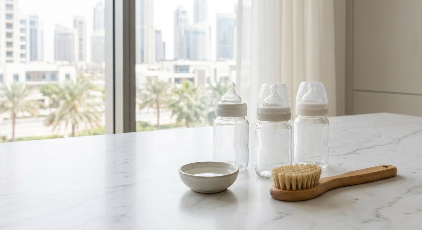 Cloudy Baby Bottles Hard Water UAE: Why It Happens and How to Fix It - littlefishbaby