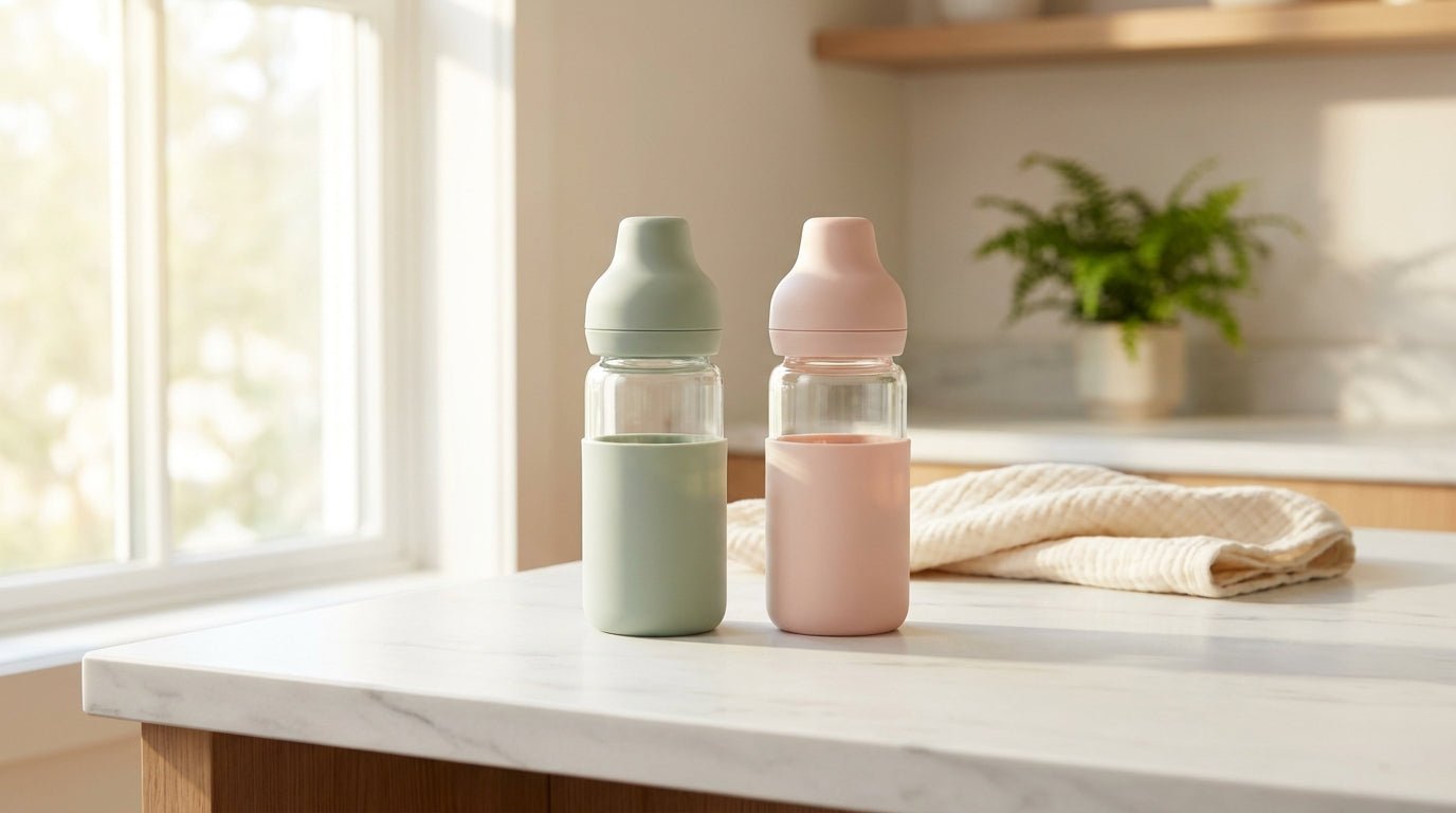 Glass Baby Bottles in UAE: Are They Better Than Plastic? - littlefishbaby
