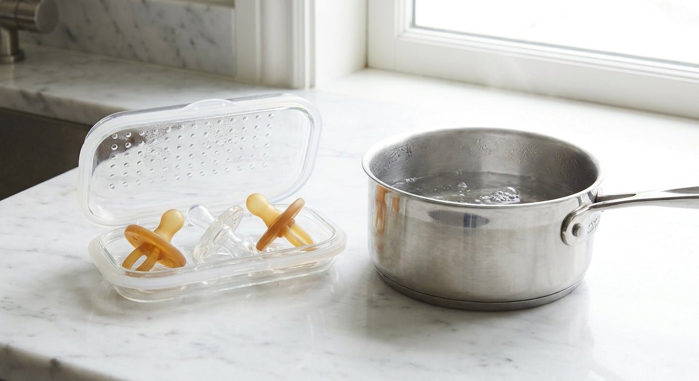 How to Clean and Sterilize a Pacifier - littlefishbaby
