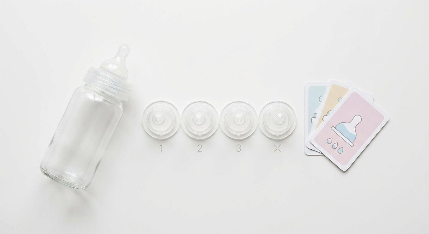 When to Change Your Baby's Bottle Nipple Size - littlefishbaby