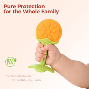 CitrusGrip™ Lemon Sensory Teether - littlefishbaby