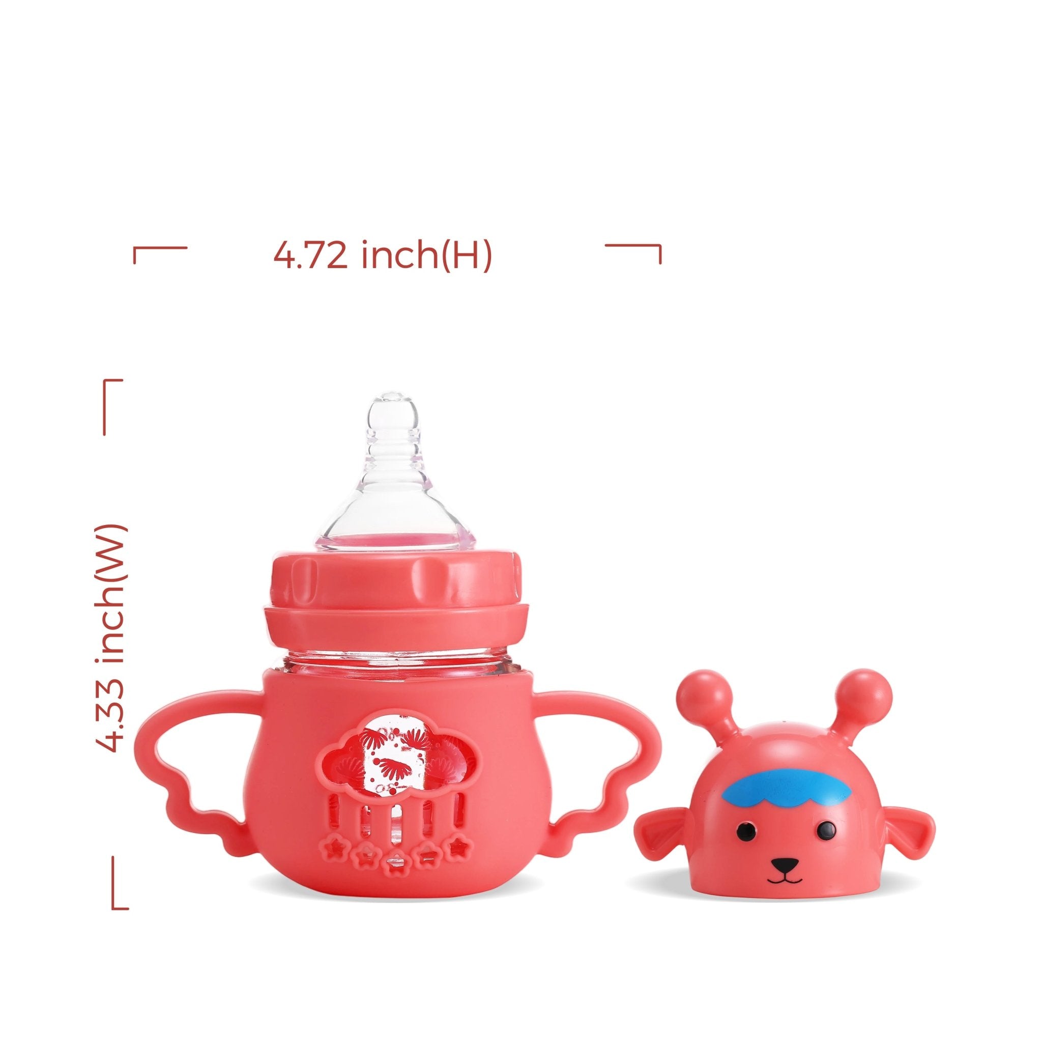 FISH Deer and Robot Cartoon Bottle - littlefishbaby