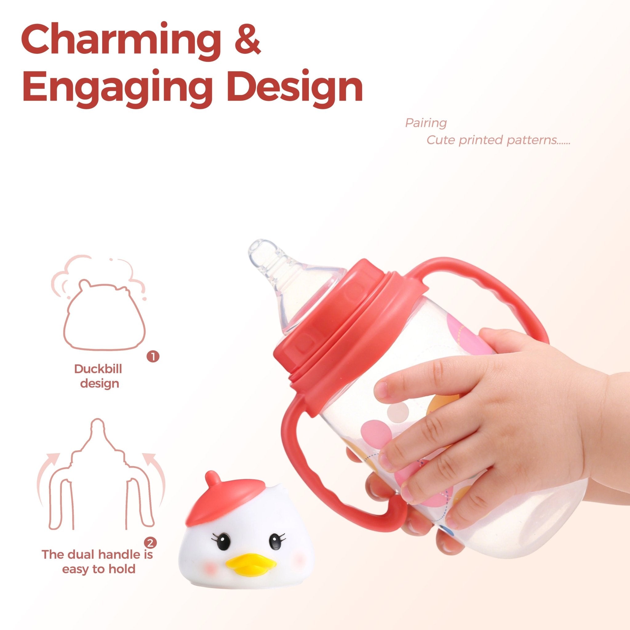FISH Duck - Shaped Bottle - littlefishbaby