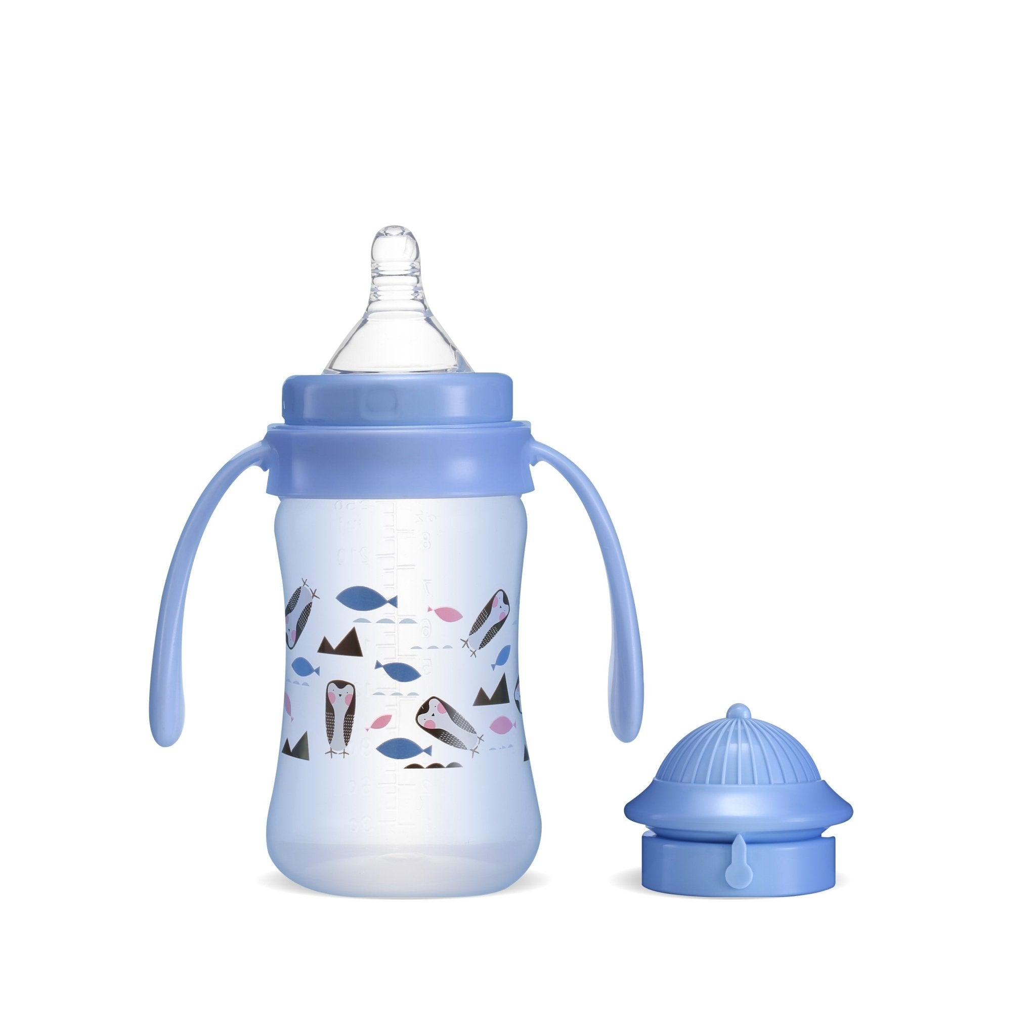 FISH Officer Hat Bottle - littlefishbaby
