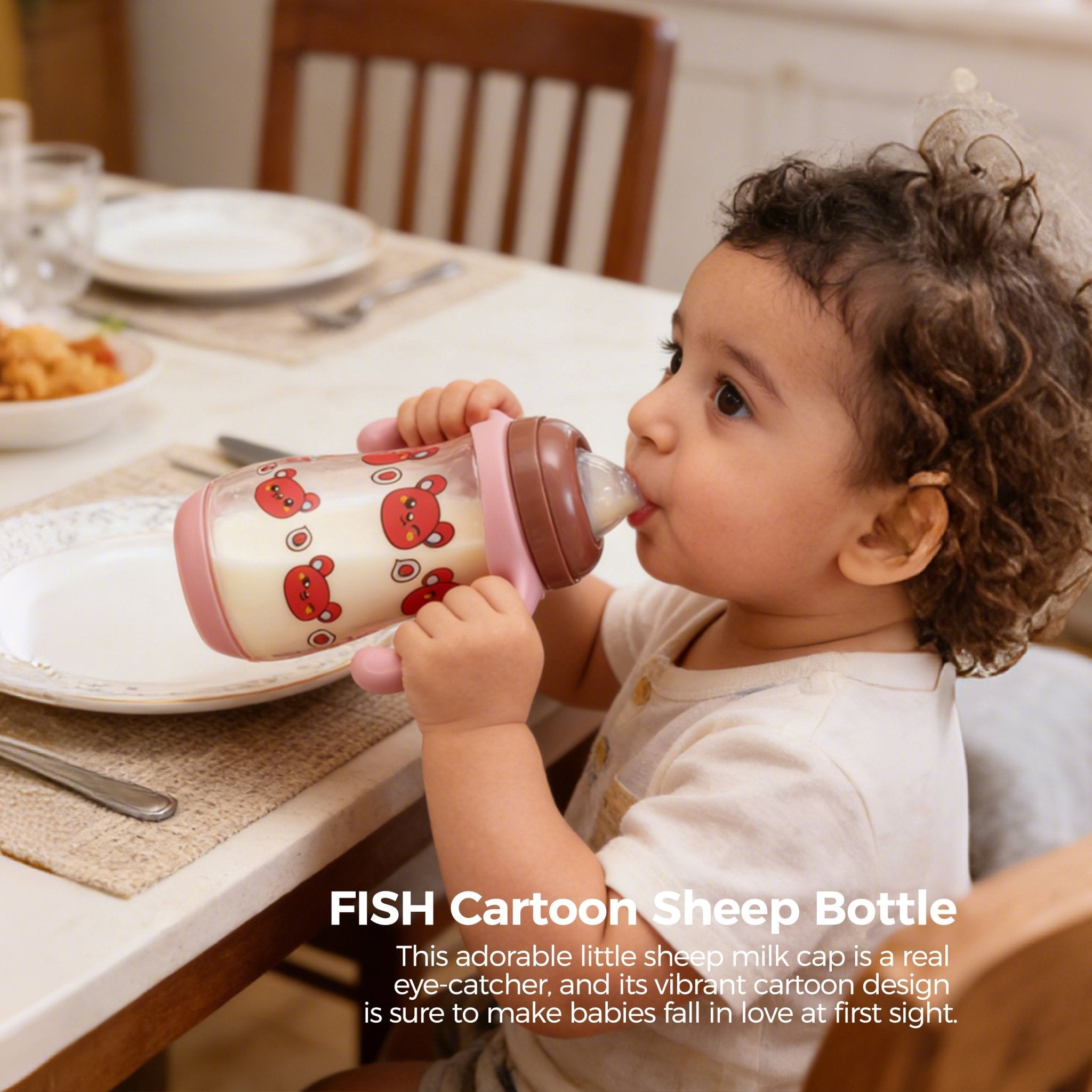 FISH Puppy Cartoon Bottle - littlefishbaby