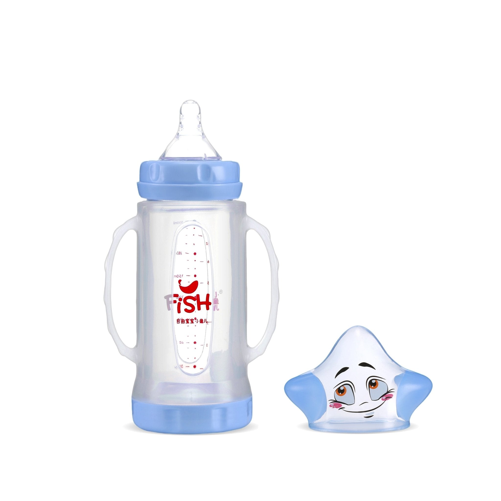 FISH Star Smile Wide - Neck Bottle - littlefishbaby