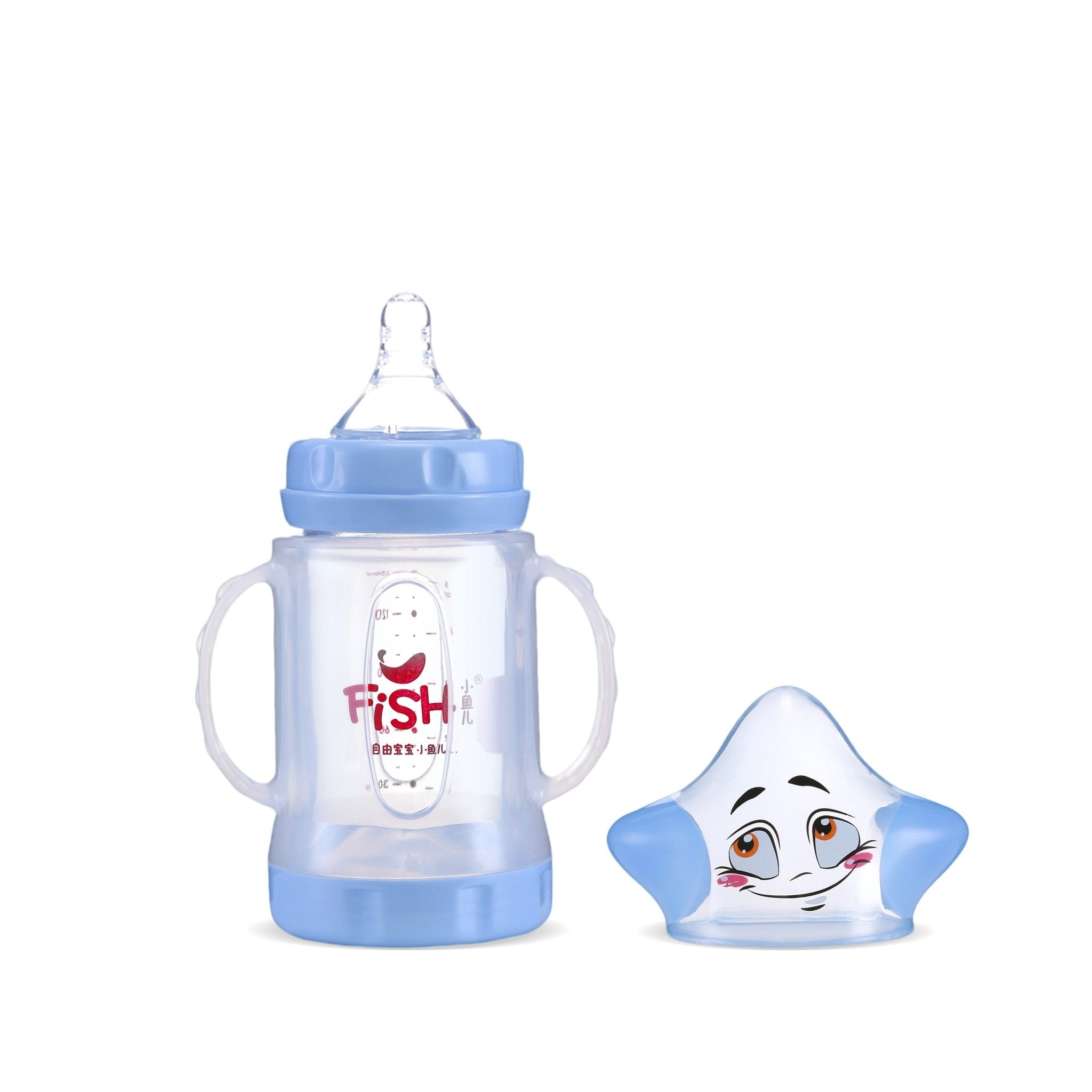 FISH Star Smile Wide - Neck Bottle - littlefishbaby
