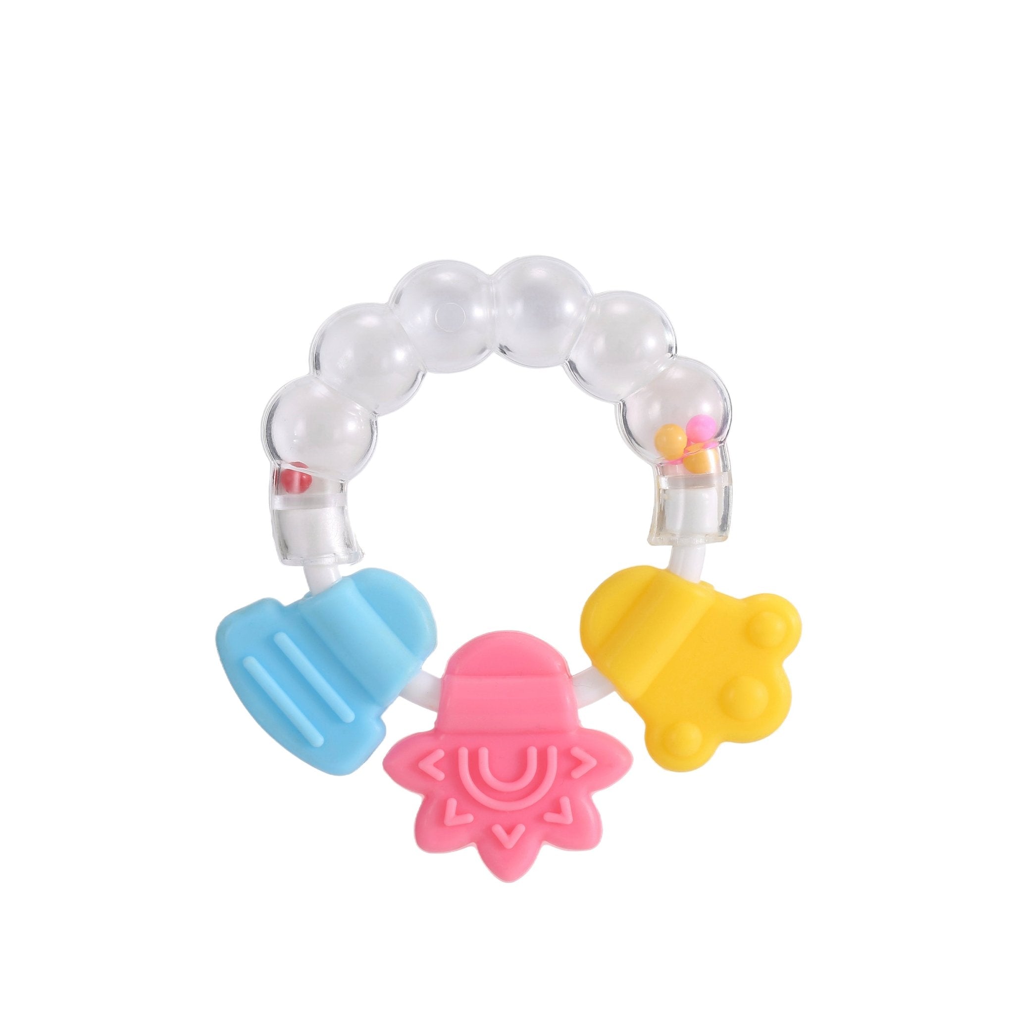 RattleBloom™ Multi - Sensory Teether Ring - littlefishbaby