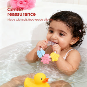 RattleBloom™ Multi - Sensory Teether Ring - littlefishbaby