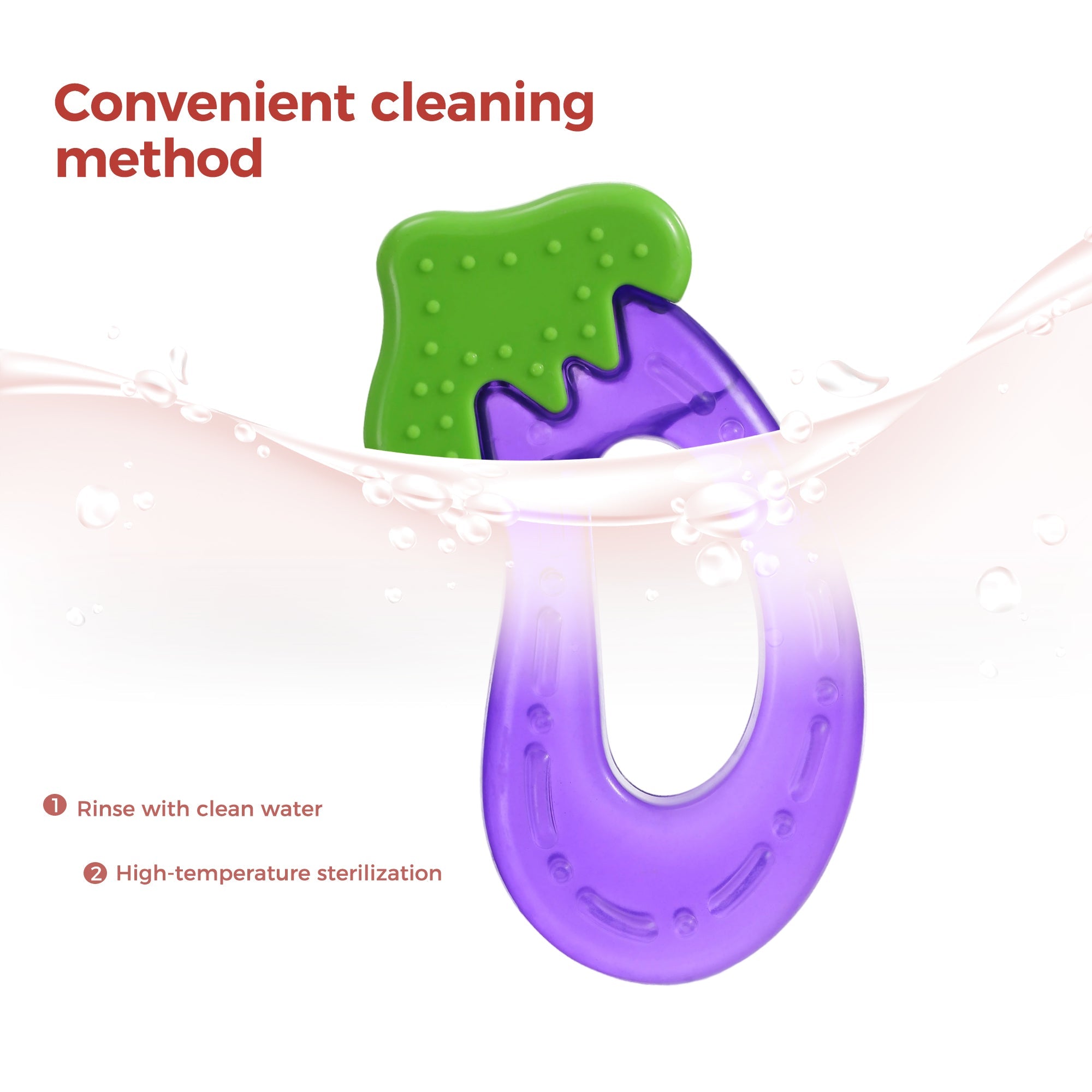 VeggieBite™ Eggplant Chewy Ring - littlefishbaby